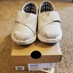 Toms size 8 Burlap Shoes